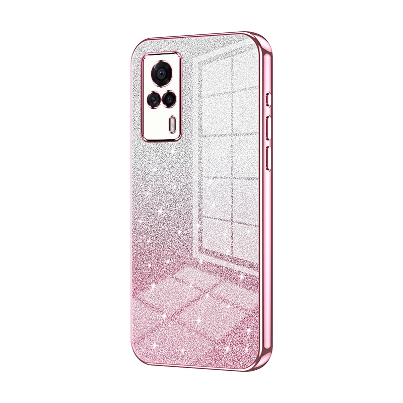 vivo S9e Luxury Glitter Gradient Powder Electroplated Case with Advanced Protection and Style