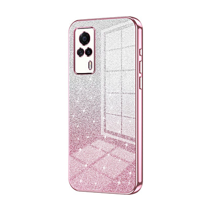 vivo S9e Luxury Glitter Gradient Powder Electroplated Case with Advanced Protection and Style