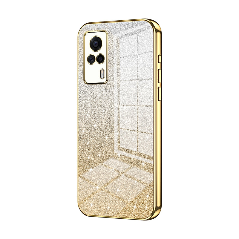 vivo S9e Luxury Glitter Gradient Powder Electroplated Case with Advanced Protection and Style