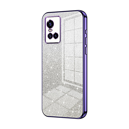 vivo S10 Pro Luxury Glitter Gradient Powder Electroplated Case with Advanced Protection and Style