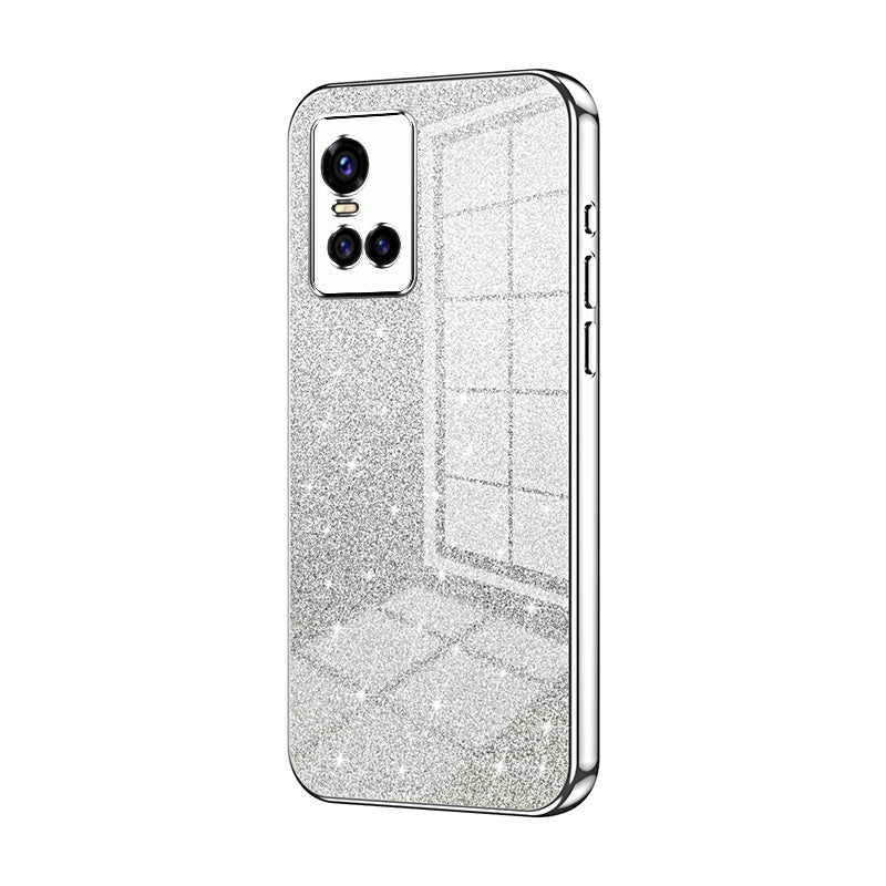 vivo S10 Pro Luxury Glitter Gradient Powder Electroplated Case with Advanced Protection and Style