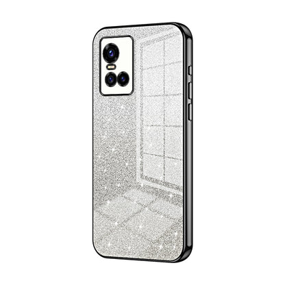vivo S10 Luxury Glitter Gradient Powder Electroplated Case with Advanced Protection and Style