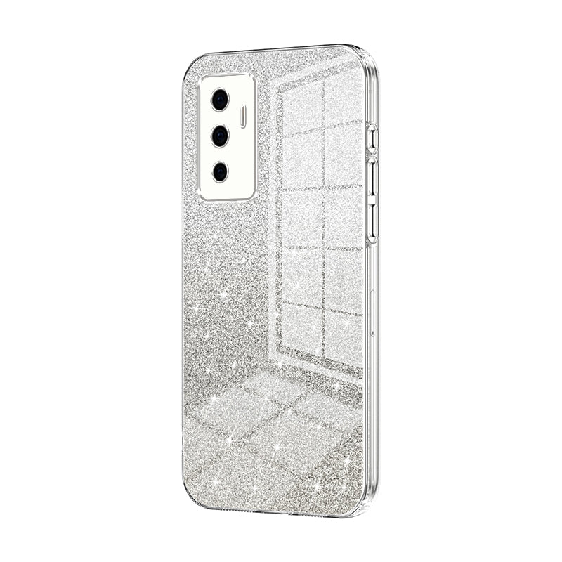 vivo Y75 4G Luxury Glitter Gradient Powder Electroplated Case with Advanced Protection and Style