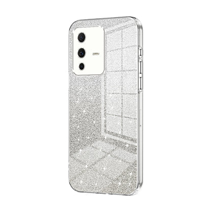 vivo V23 5G Luxury Glitter Gradient Powder Electroplated Case with Advanced Protection and Style