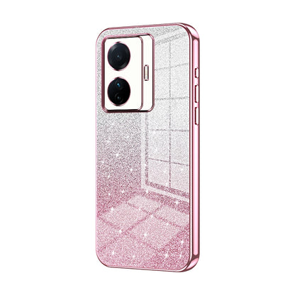 vivo S15e Luxury Glitter Gradient Powder Electroplated Case with Advanced Protection and Style