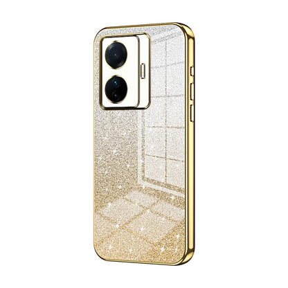 vivo T1 Pro Luxury Glitter Gradient Powder Electroplated Case with Advanced Protection and Style