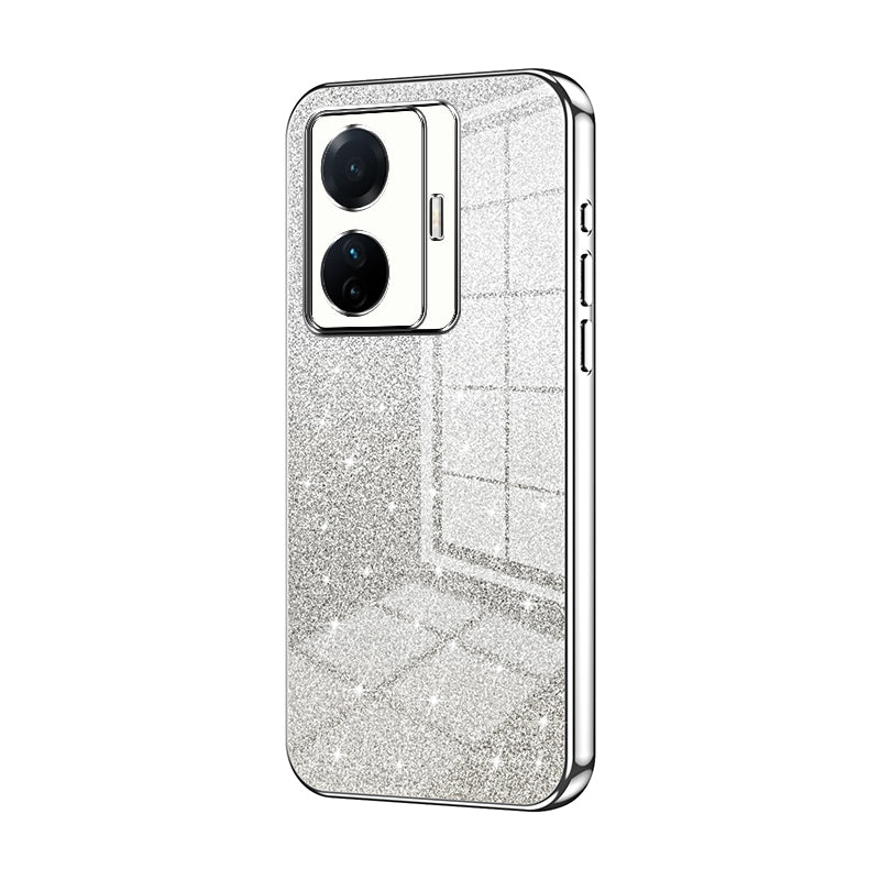 vivo T1 Pro Luxury Glitter Gradient Powder Electroplated Case with Advanced Protection and Style