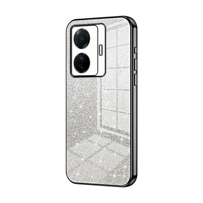 vivo T1 Pro Luxury Glitter Gradient Powder Electroplated Case with Advanced Protection and Style