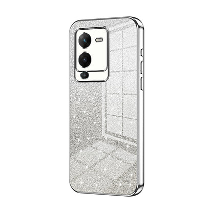 vivo V25 Pro Luxury Glitter Gradient Powder Electroplated Case with Advanced Protection and Style