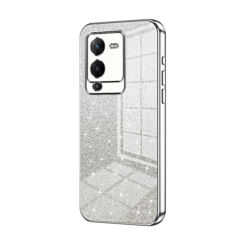 vivo S15 Pro Luxury Glitter Gradient Powder Electroplated Case with Advanced Protection and Style