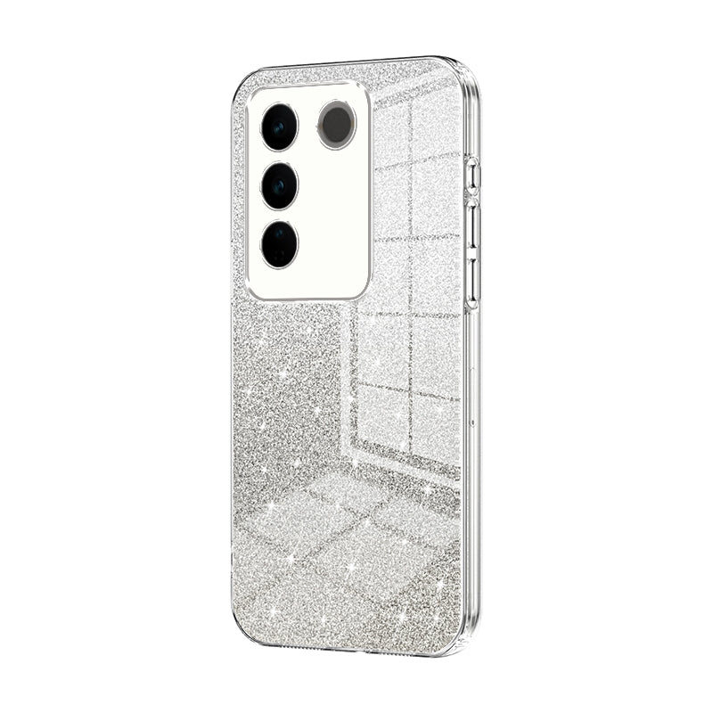 vivo V27 Pro Luxury Glitter Gradient Powder Electroplated Case with Advanced Protection and Style
