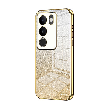 vivo S17t Luxury Glitter Gradient Powder Electroplated Case with Advanced Protection and Style