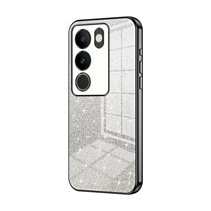 vivo S17 Pro Luxury Glitter Gradient Powder Electroplated Case with Advanced Protection and Style