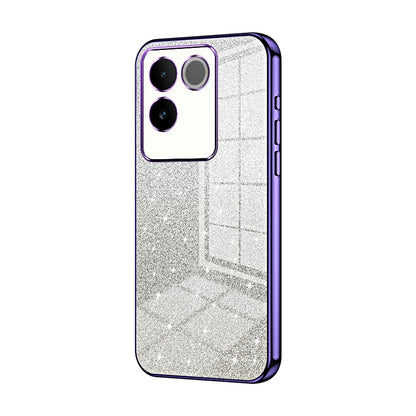 vivo iQOO Z7 Pro Luxury Glitter Gradient Powder Electroplated Case with Advanced Protection and Style