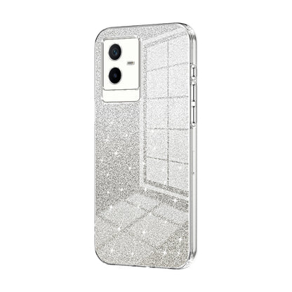 vivo T2x Luxury Glitter Gradient Powder Electroplated Case with Advanced Protection and Style