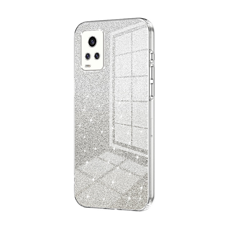 vivo V20 Luxury Glitter Gradient Powder Electroplated Case with Advanced Protection and Style