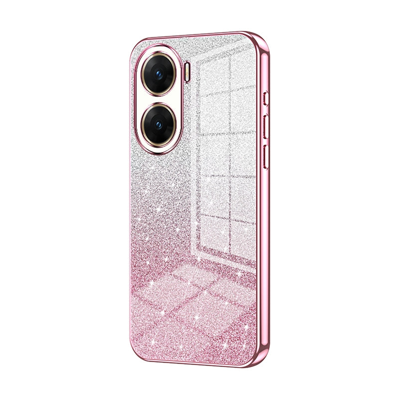 vivo V29e Luxury Glitter Gradient Powder Electroplated Case with Advanced Protection and Style