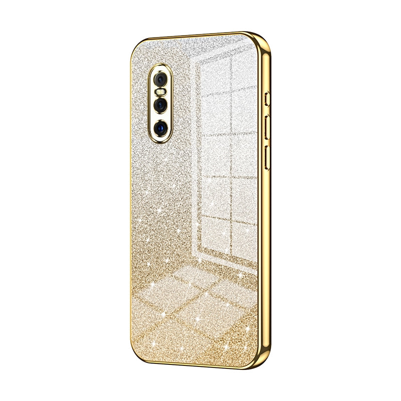 vivo X27 Luxury Glitter Gradient Powder Electroplated Case with Advanced Protection and Style