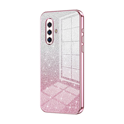 vivo X30 Luxury Glitter Gradient Powder Electroplated Case with Advanced Protection and Style