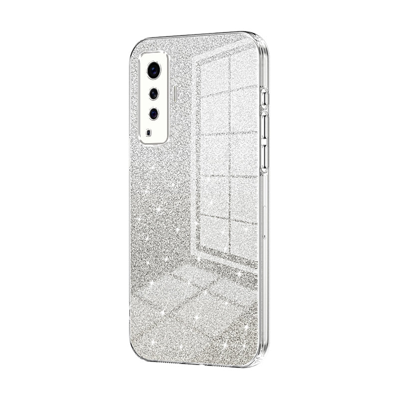 vivo X50 Luxury Glitter Gradient Powder Electroplated Case with Advanced Protection and Style