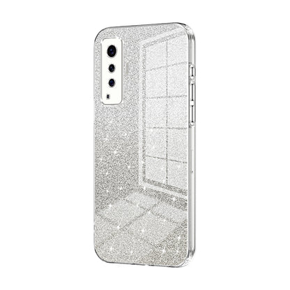 vivo X50 Luxury Glitter Gradient Powder Electroplated Case with Advanced Protection and Style