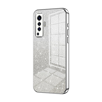 vivo X50 Luxury Glitter Gradient Powder Electroplated Case with Advanced Protection and Style