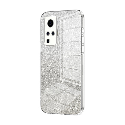 vivo X50 Pro Luxury Glitter Gradient Powder Electroplated Case with Advanced Protection and Style