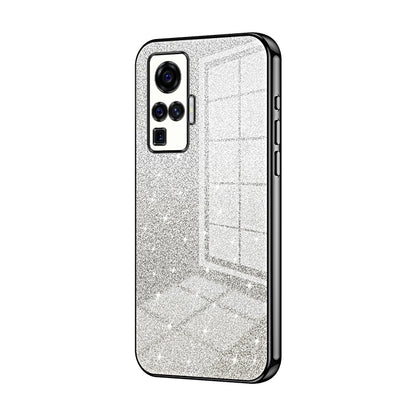 vivo X50 Pro Luxury Glitter Gradient Powder Electroplated Case with Advanced Protection and Style