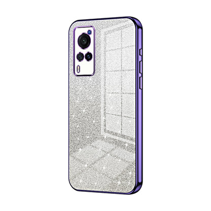 vivo X60 Luxury Glitter Gradient Powder Electroplated Case with Advanced Protection and Style