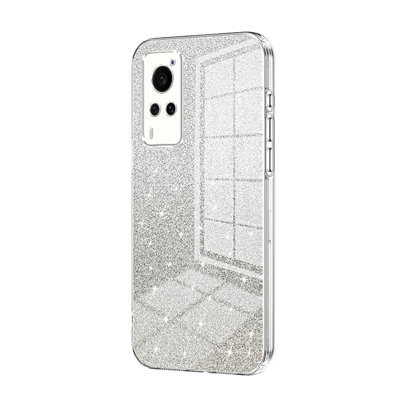 vivo X60 Luxury Glitter Gradient Powder Electroplated Case with Advanced Protection and Style
