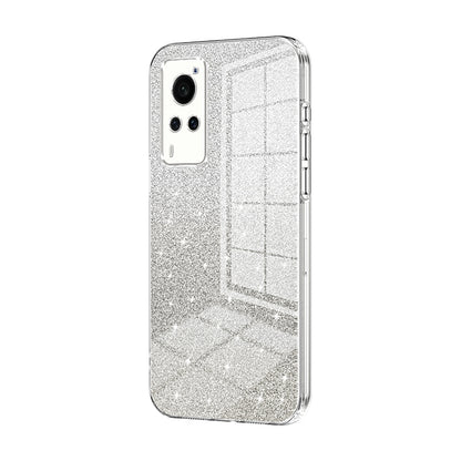 vivo X60 Luxury Glitter Gradient Powder Electroplated Case with Advanced Protection and Style