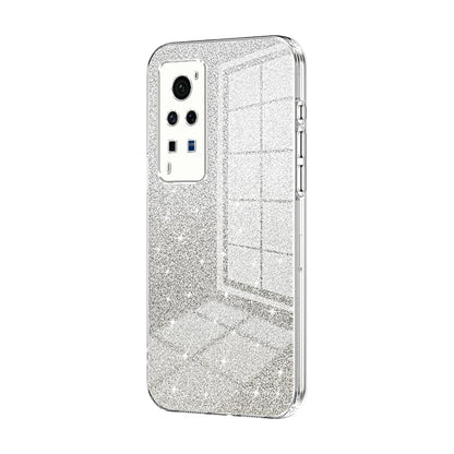 vivo X60 Pro Luxury Glitter Gradient Powder Electroplated Case with Advanced Protection and Style