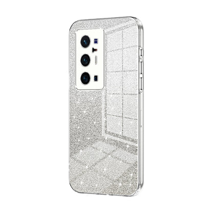 vivo X70 Pro+ Luxury Glitter Gradient Powder Electroplated Case with Advanced Protection and Style