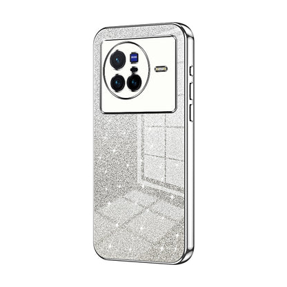 vivo X80 Luxury Glitter Gradient Powder Electroplated Case with Advanced Protection and Style