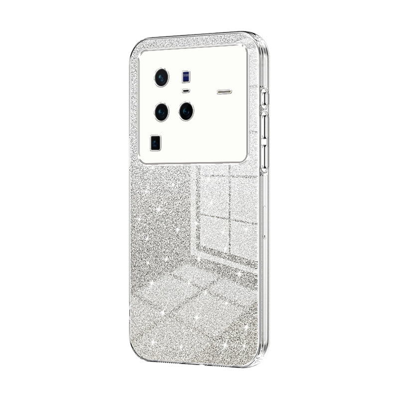 vivo X80 Pro Luxury Glitter Gradient Powder Electroplated Case with Advanced Protection and Style