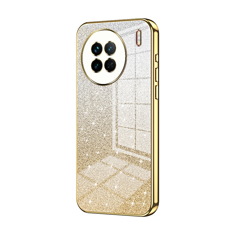 vivo X90 Luxury Glitter Gradient Powder Electroplated Case with Advanced Protection and Style