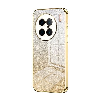 vivo X90 Pro+ Luxury Glitter Gradient Powder Electroplated Case with Advanced Protection and Style