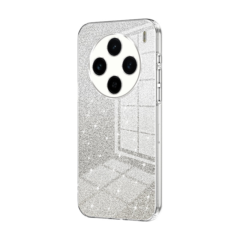 vivo X100 Luxury Glitter Gradient Powder Electroplated Case with Advanced Protection and Style
