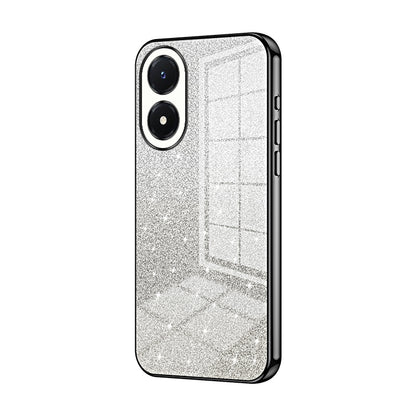 vivo Y02s Luxury Glitter Gradient Powder Electroplated Case with Advanced Protection and Style