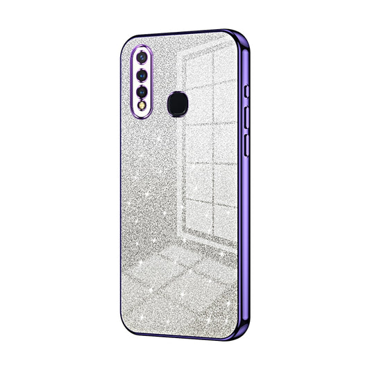 vivo U20 Luxury Glitter Gradient Powder Electroplated Case with Advanced Protection and Style