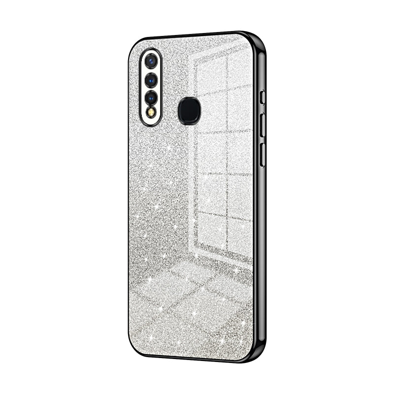 vivo Y19 Luxury Glitter Gradient Powder Electroplated Case with Advanced Protection and Style