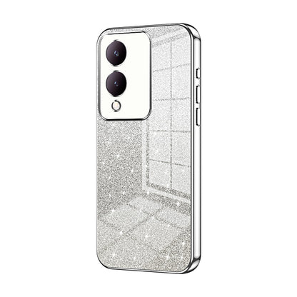 vivo Y17s Luxury Glitter Gradient Powder Electroplated Case with Advanced Protection and Style