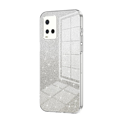 vivo T1x Luxury Glitter Gradient Powder Electroplated Case with Advanced Protection and Style