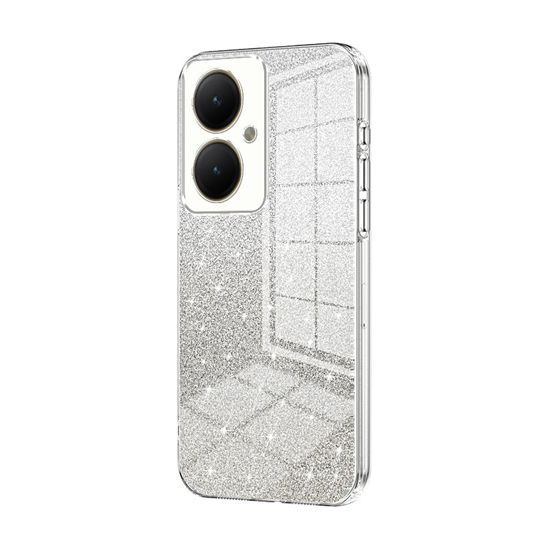 vivo Y35M+ Luxury Glitter Gradient Powder Electroplated Case with Advanced Protection and Style