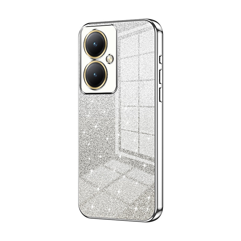 vivo Y35+ Luxury Glitter Gradient Powder Electroplated Case with Advanced Protection and Style