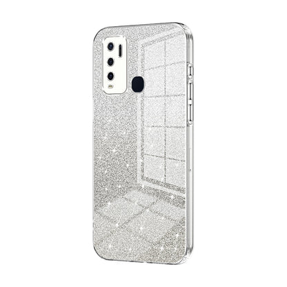 vivo Y30 Luxury Glitter Gradient Powder Electroplated Case with Advanced Protection and Style
