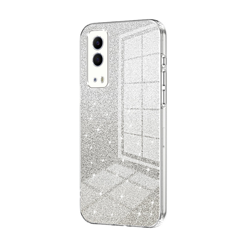 vivo T1x 5G Luxury Glitter Gradient Powder Electroplated Case with Advanced Protection and Style