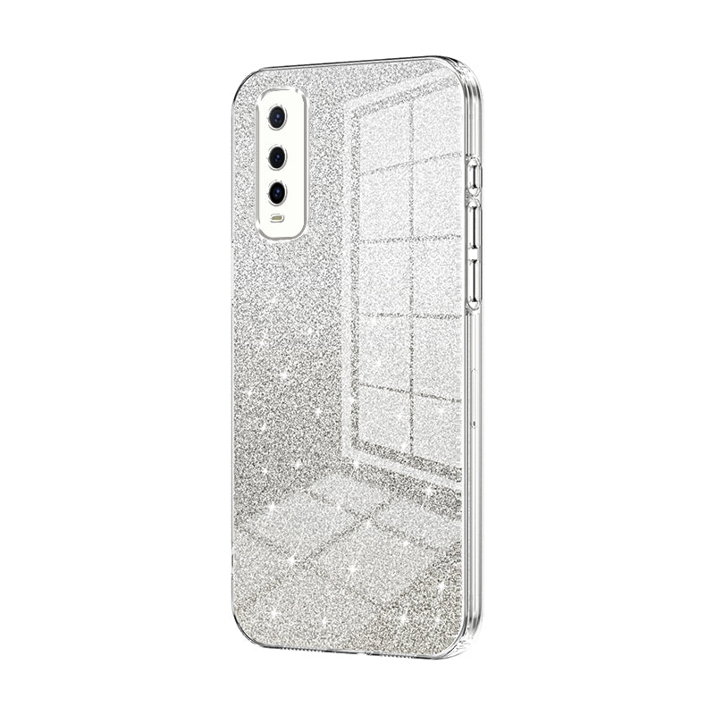 vivo iQOO U1 Luxury Glitter Gradient Powder Electroplated Case with Advanced Protection and Style