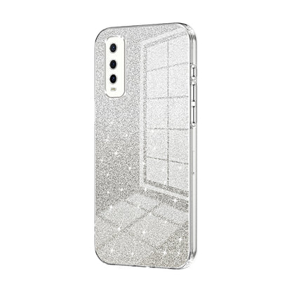 vivo iQOO U1 Luxury Glitter Gradient Powder Electroplated Case with Advanced Protection and Style