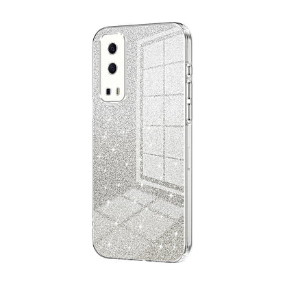 vivo iQOO Z3 Luxury Glitter Gradient Powder Electroplated Case with Advanced Protection and Style
